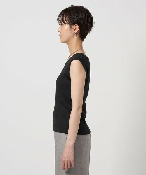 green label relaxing / グリーンレーベル リラクシング カットソー | ブライトリブ フレンチスリーブ プルオーバー カットソー -制菌- | 詳細9