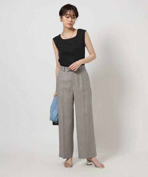 green label relaxing / グリーンレーベル リラクシング カットソー | ブライトリブ フレンチスリーブ プルオーバー カットソー -制菌- | 詳細7