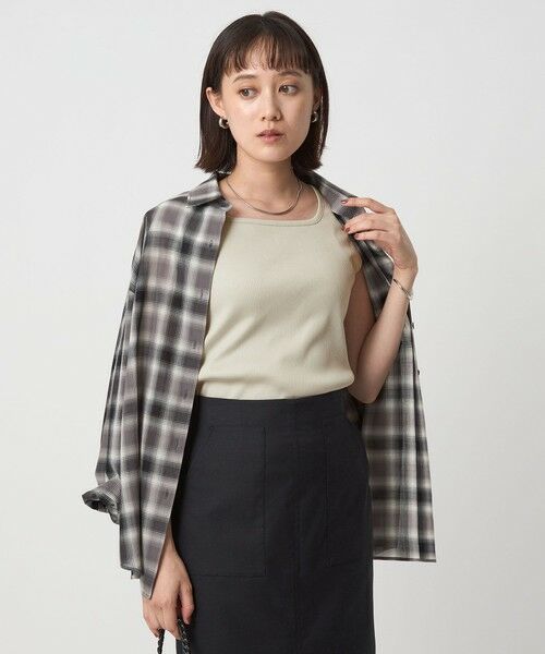 green label relaxing / グリーンレーベル リラクシング カットソー | ブライトリブ フレンチスリーブ プルオーバー カットソー -制菌- | 詳細14