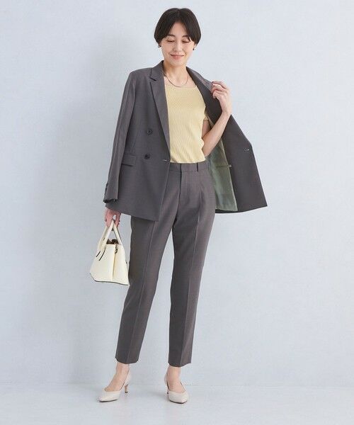 green label relaxing / グリーンレーベル リラクシング カットソー | ブライトリブ スクエアネック ショートスリーブ プルオーバー カットソー-制菌- | 詳細9