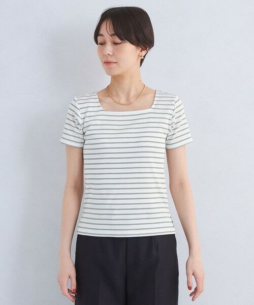 FROLENT RELAX〈ショートスリーブ カットソー〉 セール】 ＜Gymphlex＞ショートスリーブ EMB Tシャツ （Tシャツ