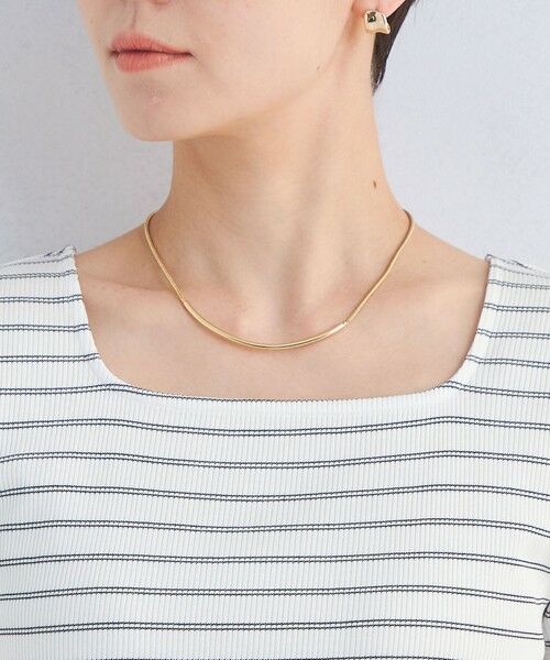 green label relaxing / グリーンレーベル リラクシング カットソー | ブライトリブ スクエアネック ショートスリーブ プルオーバー カットソー-制菌- | 詳細16