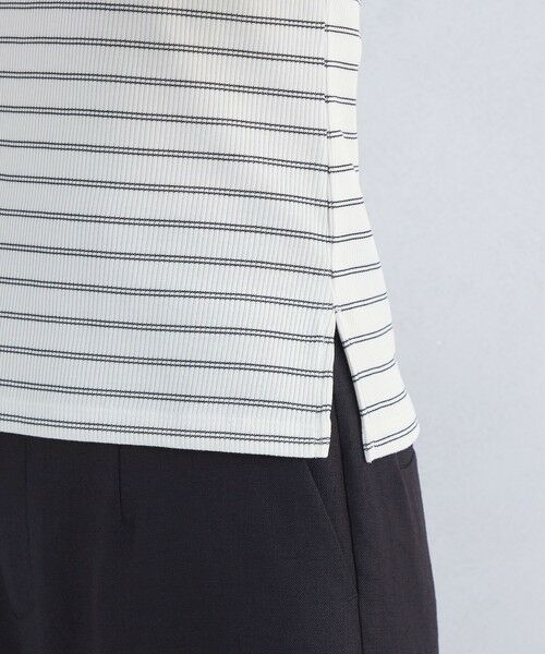 green label relaxing / グリーンレーベル リラクシング カットソー | ブライトリブ スクエアネック ショートスリーブ プルオーバー カットソー-制菌- | 詳細18