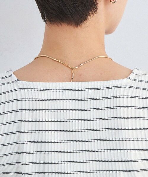 green label relaxing / グリーンレーベル リラクシング カットソー | ブライトリブ スクエアネック ショートスリーブ プルオーバー カットソー-制菌- | 詳細19