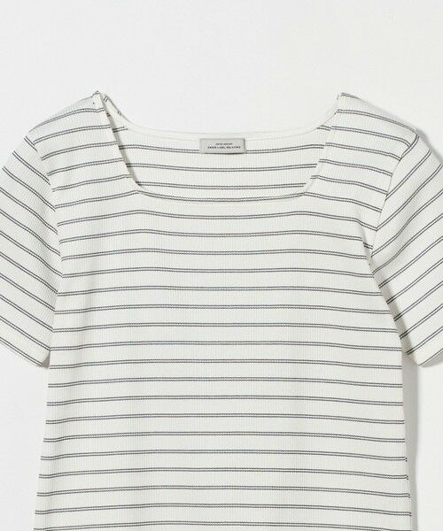 green label relaxing / グリーンレーベル リラクシング カットソー | ブライトリブ スクエアネック ショートスリーブ プルオーバー カットソー-制菌- | 詳細23