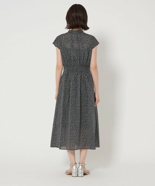 green label relaxing / グリーンレーベル リラクシング ロング・マキシ丈ワンピース | カッセン ウエストタック フレンチスリーブ ワンピース | 詳細21