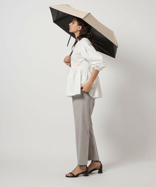 green label relaxing / グリーンレーベル リラクシング 傘 | 【別注】＜because＞パイピング 折りたたみ傘 / 晴雨兼用 / レイン | 詳細12