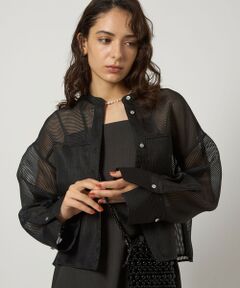 green label relaxing / グリーンレーベル リラクシング シャツ・ブラウス | シアー コードレーン シャツ