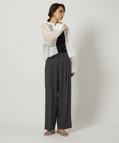 green label relaxing / グリーンレーベル リラクシング シャツ・ブラウス | シアー コードレーン シャツ | 詳細7