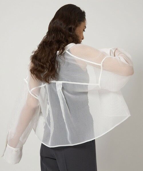 green label relaxing / グリーンレーベル リラクシング シャツ・ブラウス | シアー コードレーン シャツ | 詳細1