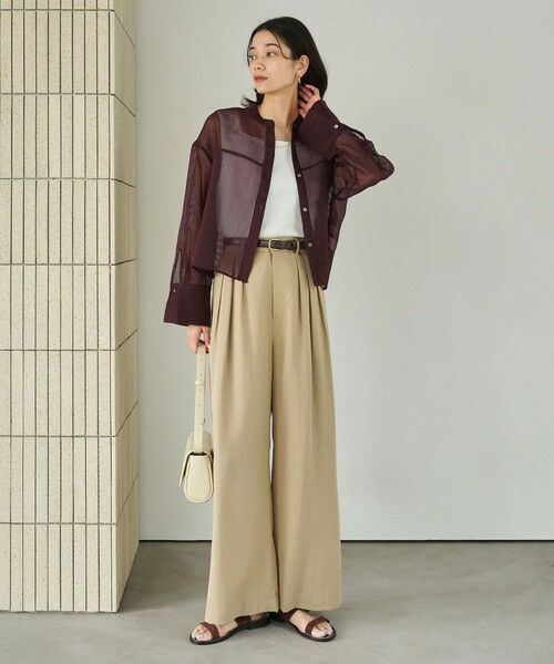 green label relaxing / グリーンレーベル リラクシング シャツ・ブラウス | シアー コードレーン シャツ | 詳細20