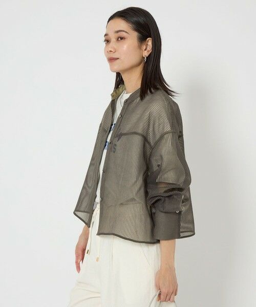 green label relaxing / グリーンレーベル リラクシング シャツ・ブラウス | シアー コードレーン シャツ | 詳細25