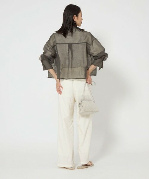 green label relaxing / グリーンレーベル リラクシング シャツ・ブラウス | シアー コードレーン シャツ | 詳細26