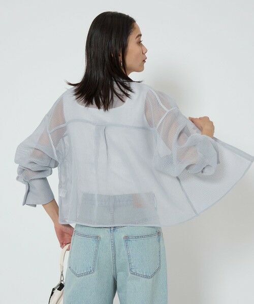 green label relaxing / グリーンレーベル リラクシング シャツ・ブラウス | シアー コードレーン シャツ | 詳細28