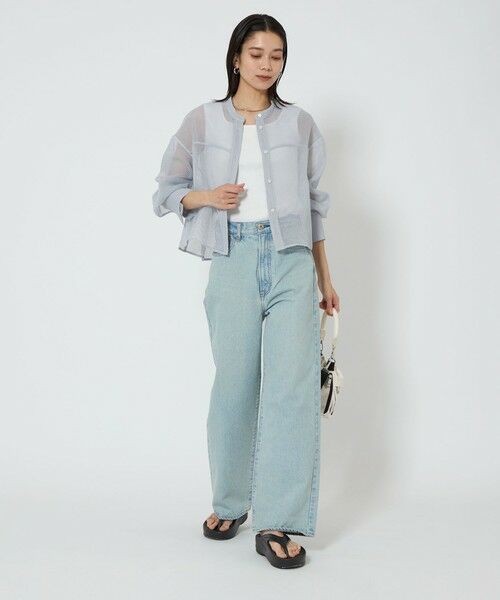green label relaxing / グリーンレーベル リラクシング シャツ・ブラウス | シアー コードレーン シャツ | 詳細29