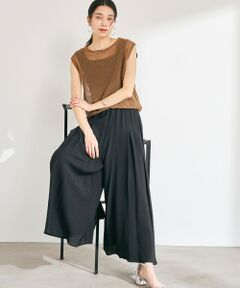 green label relaxing / グリーンレーベル リラクシング その他パンツ | 【WEB限定】＜at ease＞ キュロット パンツ
