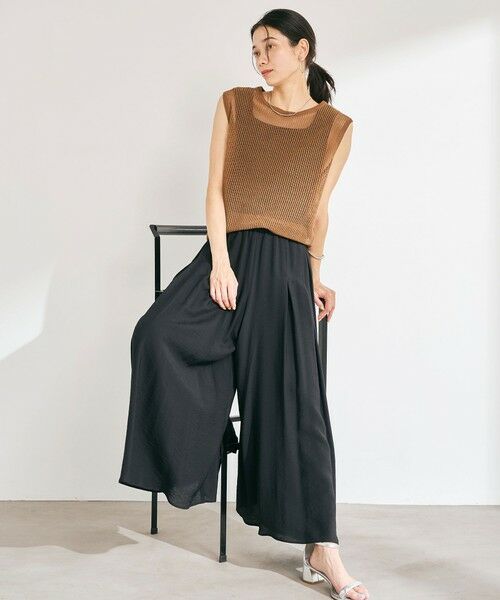 green label relaxing / グリーンレーベル リラクシング その他パンツ | 【WEB限定】＜at ease＞ キュロット パンツ | 詳細14