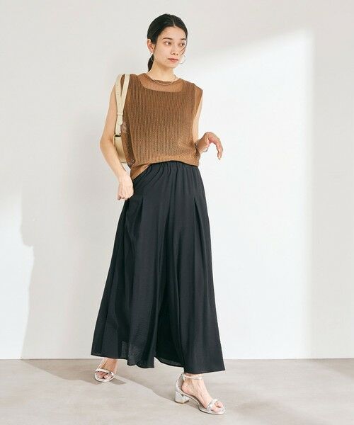 green label relaxing / グリーンレーベル リラクシング その他パンツ | 【WEB限定】＜at ease＞ キュロット パンツ | 詳細15