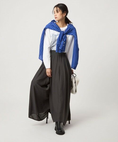 green label relaxing / グリーンレーベル リラクシング その他パンツ | 【WEB限定】＜at ease＞ キュロット パンツ | 詳細24