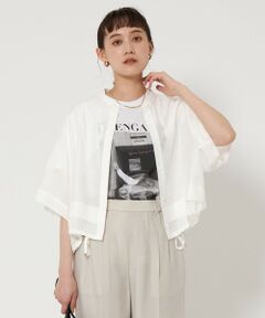 50 グリーンレーベルリラクシング 総柄 ブラウス シャツ 長袖 バンドカラー green label relaxing（グリーンレーベルリラクシング）の