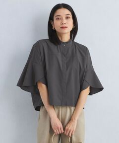 「green label relaxing」 半袖ブラウス FREE ライトグレー レディース green label relaxing 「green relaxing」 半袖ブラウス FREE