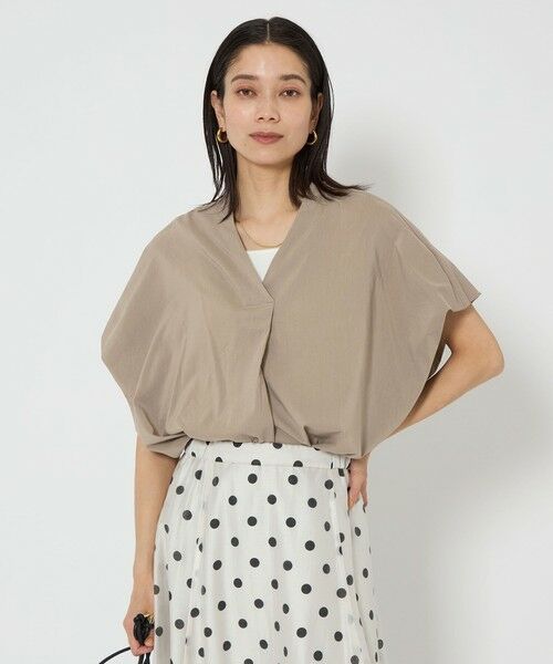 「green label relaxing」 長袖ブラウス FREE ナチュラル レディース green label relaxing 「green relaxing」 長袖ブラウス FREE