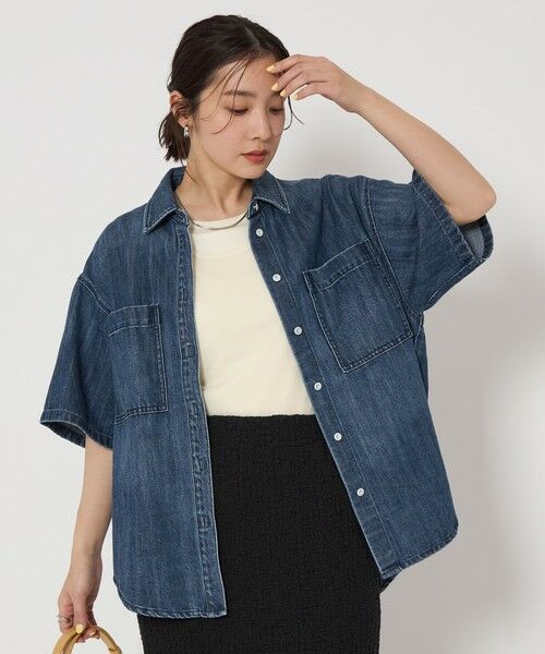 green label relaxing/グリーンレーベル リラクシング 【別注】<HEALTHY DENIM>Sultana デニム シャツ COBALT FREE green label relaxing/グリーンレーベル リラクシング 【別注】<HEALTHY DENIM>Sultana デニム シャツ COBALT FREE