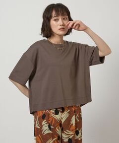 green label relaxing / グリーンレーベル リラクシング カットソー | クロップド ポンチ Ｔシャツ
