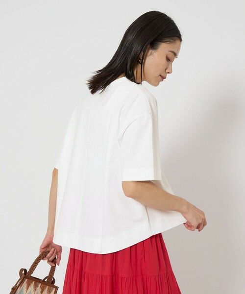 green label relaxing / グリーンレーベル リラクシング カットソー | クロップド ポンチ Ｔシャツ | 詳細2