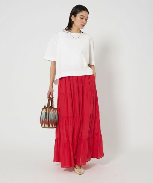 green label relaxing / グリーンレーベル リラクシング カットソー | クロップド ポンチ Ｔシャツ | 詳細3