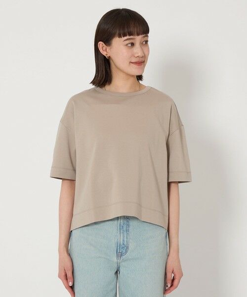 green label relaxing / グリーンレーベル リラクシング カットソー | クロップド ポンチ Ｔシャツ | 詳細8