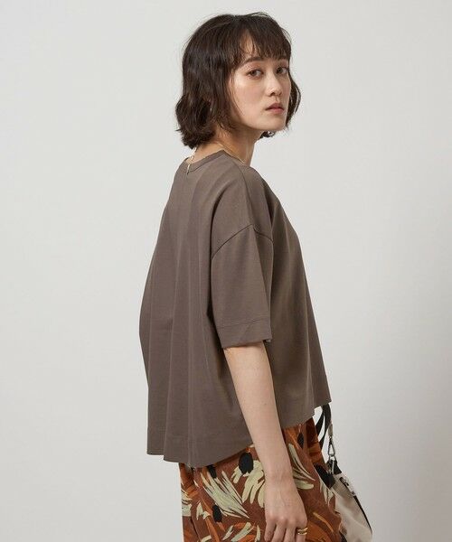 クロップド ポンチ Tシャツ （カットソー）｜green label