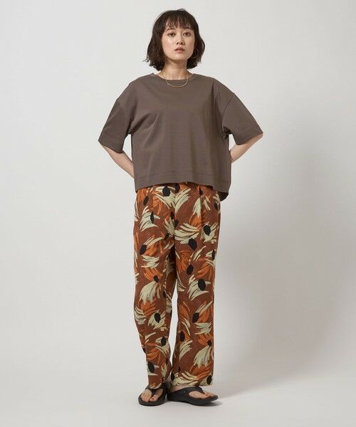 green label relaxing / グリーンレーベル リラクシング カットソー | クロップド ポンチ Ｔシャツ | 詳細15