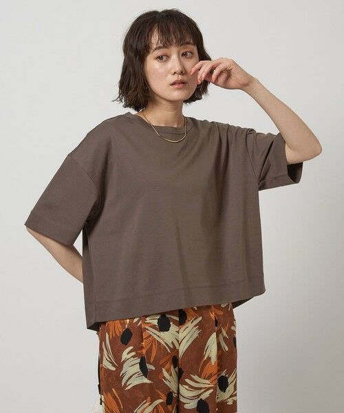 グリーンレーベルリラクシング ポケットTシャツ フォロー割 別注】＜Champion×green label relaxing＞ロゴ ポケット Tシャツ