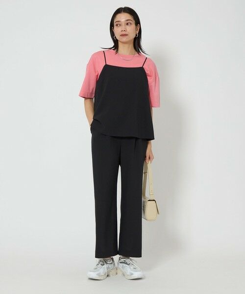 green label relaxing / グリーンレーベル リラクシング カットソー | クロップド ポンチ Ｔシャツ | 詳細18