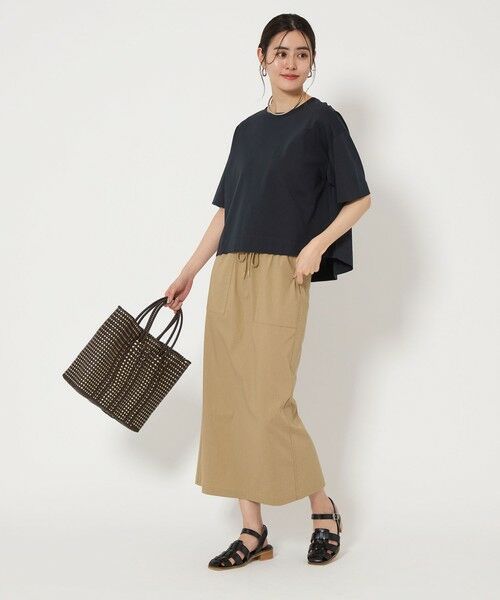 green label relaxing / グリーンレーベル リラクシング カットソー | クロップド ポンチ Ｔシャツ | 詳細20