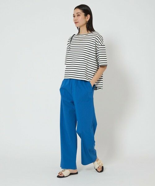 green label relaxing / グリーンレーベル リラクシング カットソー | クロップド ポンチ Ｔシャツ | 詳細23