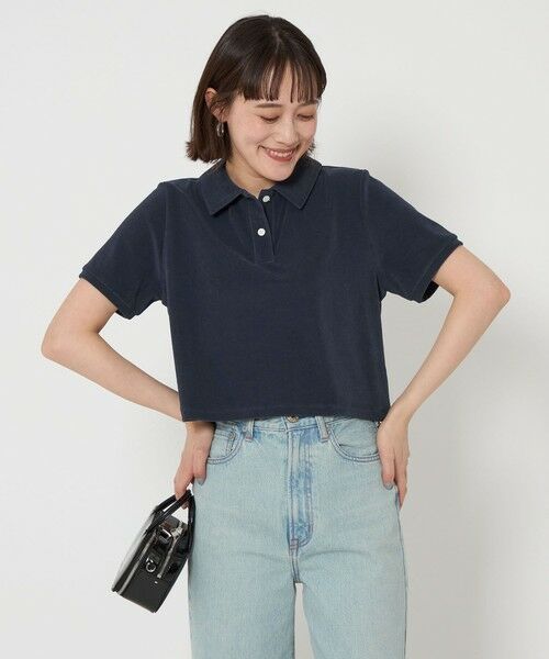 ✨近年 未使用級✨レオナール モノトーンボタニカルポロシャツ トリム ロゴ XL オリジナル柄ポロシャツ （カットソー）｜MICHEL KLEIN HOMME
