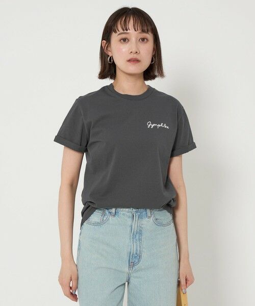 Tシャツ・カットソー EQUIPE 55 RELAX (16900) セール】 ＜Gymphlex＞ショートスリーブ EMB Tシャツ （Tシャツ