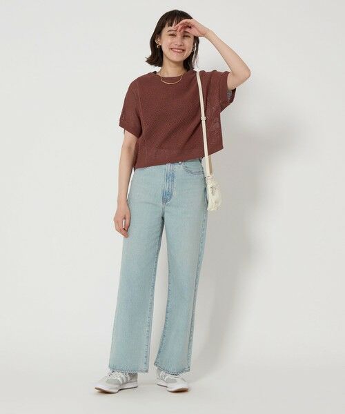 【sold out】green label★イタリア製素材の春色ニット green label relaxing ニット セーター コイルシアー