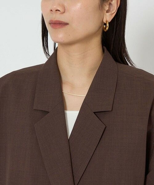 green label relaxing フレンチスリーブ ジャケット 半袖 green label relaxing ジャケット テーラードジャケット