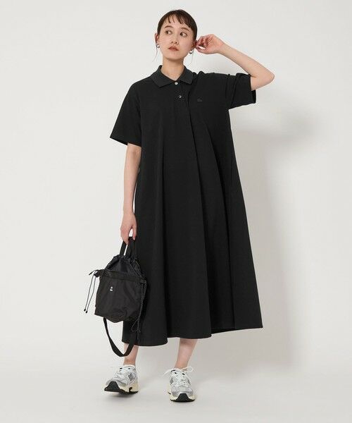 別注】<LACOSTE>ショートスリーブ ワンピース (ロング 別注】<LACOSTE>ショートスリーブ ワンピース (ロング
