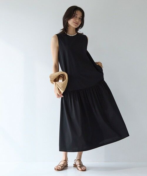 トリートユアセルフ tiered flare long one-piece one after another NICE CLAUP - days23 treaturself トリート