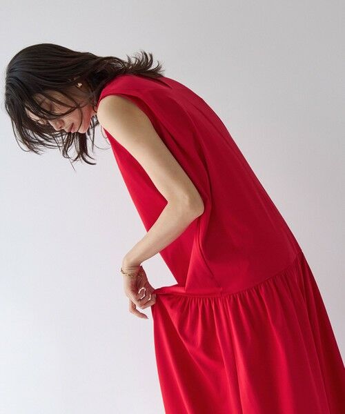 セール】 ［size SHORT/TALLあり］シンプルリフトワンピース -UV
