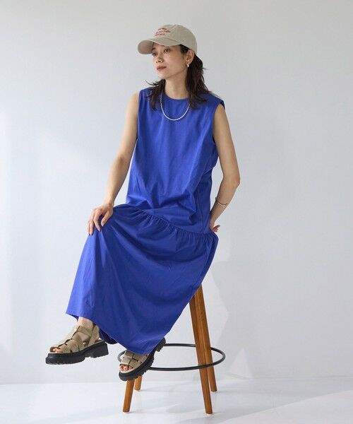 新品！グリーンレーベルリラクシング　シンプルリフトワンピース green label relaxing ワンピース 「size SHORT/TALLあり