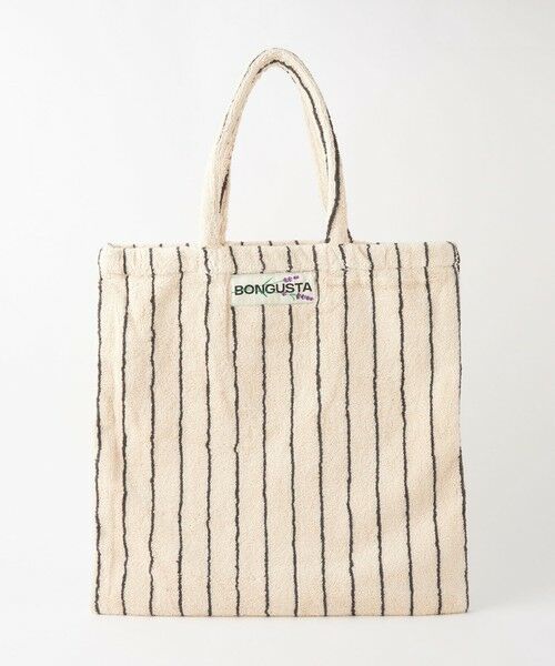 green label relaxing/グリーンレーベル リラクシング <BONGUSTA>ストライプ トートバッグ CREAM FREE green label relaxing/グリーンレーベル リラクシング <BONGUSTA>ストライプ トートバッグ CREAM FREE