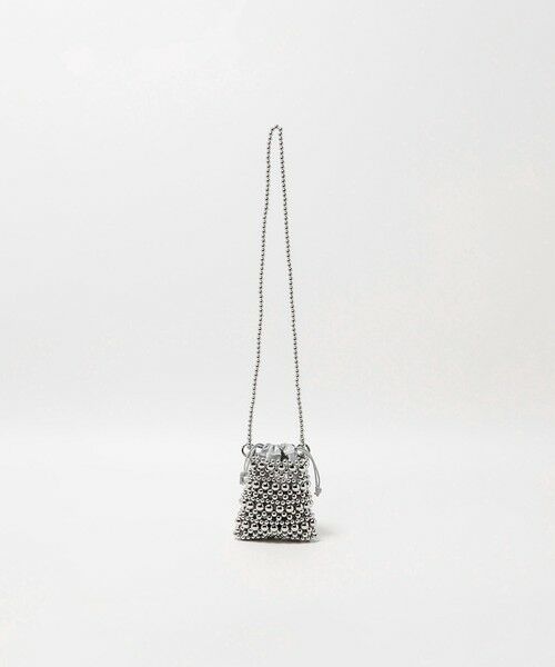 新品　ビーズバッグ フラワー刺繍ビーズバッグ - ブラック | ZARA Japan / 日本