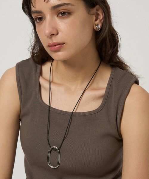 green label relaxing / グリーンレーベル リラクシング ネックレス・ペンダント・チョーカー | オーバルリング コード ネックレス | 詳細6