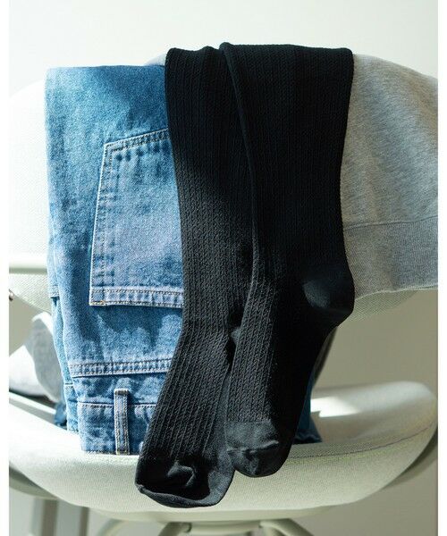 green label relaxing / グリーンレーベル リラクシング ソックス | ＜MAEE＞コンプレッション ソックス（コットンシアー） | 詳細12