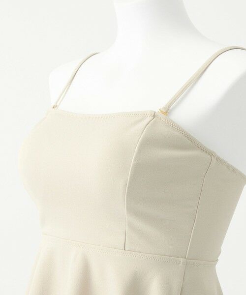 green label relaxing / グリーンレーベル リラクシング 水着・スイムグッズ | ジョーゼット風 ペプラムビスチェ&ショーツ スイムウェア / 水着 | 詳細5